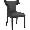 ModwayCurve Dining Side Chair Vinyl Set of 2 - 2 of 4