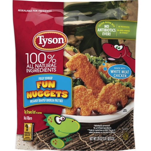 Tyson All Natural White Meat Fun Nuggets - Frozen - 29oz - image 1 of 4