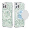 SaharaCase Sparkle Case with MagSafe for Apple iPhone 13 Pro Max Clear Teal Green (CP00166) - 2 of 4