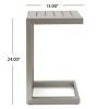 Wooakway Square Outdoor Side Table, Patio Coffee Table for Yard Garden - 3 of 4