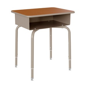 Flash Furniture Student Desk with Open Front Metal Book Box - 1 of 4