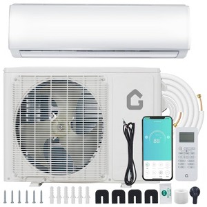 23 SEER 18000 BTU/24000 BTU Ductless AC Mini Split Air Conditioner and Heat Pump - 1 of 4