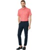 U.S. Polo Assn. Men's Short Sleeve Dot Print Solid Poplin Button Down Shirt - 4 of 4