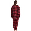 Just Love Womens One Piece Buffalo Plaid Adult Bodysuit Pajamas - 3 of 4