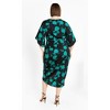 Women's Plus Size Kimberly Print Maxi Dress - aquarelle | CITY CHIC - image 3 of 4