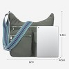 CLUCI Travel Purses for Women, Waterproof Nylon Crossbody Bags for Woman Trendy, Anti Theft Shoulder Handbags for Ladies - 4 of 4