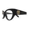 Alexander McQueen AM 0380O 001 Womens Cat-Eye Eyeglasses Black 51mm - 3 of 3