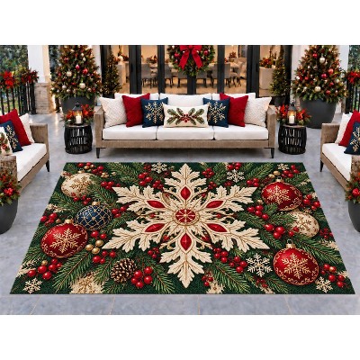 FC Design 5' x 7' Nutcracker Bells Holiday Decor Waterproof