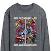 Men's - Marvel - Heros Vs Villains Long Sleeve Graphic T-Shirt - 2 of 4