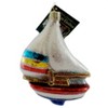 Old World Christmas 4.0 Inch Sailboat Christmas Ornament Tree Ornaments - 2 of 2