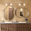 Apmir Irregular High-Strength Tempered Glass and Aluminum Alloy Framed French Cleat Mounted Wall Decor Bathroom Vanity Mirror - 3 of 4