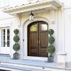3 FT Artificial Double Ball Topiary Trees Artificial Plants Outdoor with Vines & Insects Decoration Topiary Trees for Home Offices Porch Decor, 2PCS - 3 of 4
