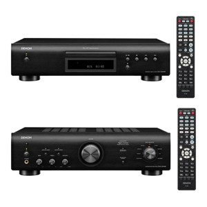 Denon DCD-600NE CD Player with PMA-600NE 2 Channel 70W Integrated Amplifier with Bluetooth - 1 of 4
