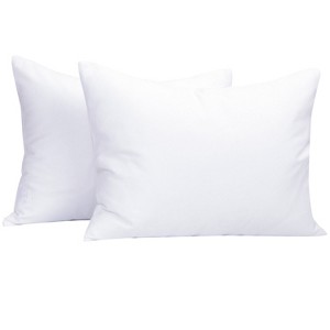 2 Pack Brushed Microfiber Zippered Toddler Pillowcases, Super Soft and Cozy Travel Pillow Cases - NTBAY - 1 of 4