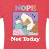 Women's - Disney Princess - Nope Not Today Short Sleeve Graphic T-Shirt - 2 of 4