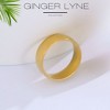 Sabrina Wedding Ring Set for Women Cz Stainless Steel Engagement Matching Band Ginger Lyne Collection - 3 of 4