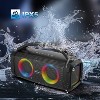 SUGIFT Waterproof Bluetooth Speaker with Microphone – IPX5, 360° Stereo, RGB Lights, Karaoke Mode, Portable Handle - 4 of 4