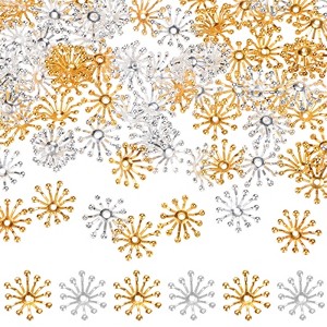 Unique Bargains Metal Durable Multipurpose Use Jewelry Making End Caps 50 Pcs - 1 of 4