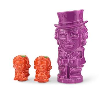 Beeline Creative Geeki Tikis Willy Wonka And The Chocolate Factory Mug Set | Ceramic Tiki Cups