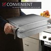 Stock Your Home 21x13 Disposable Aluminum Foil Pans with Covers (10 Pans + 10 Covers) - 4 of 4