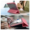 Vena For Apple iPad A16 Case Clear, iPad 10th Generation Case Trifold Stand, iPad 11th Generation Case, Slim Stand Protective Cover, Pink - 2 of 4