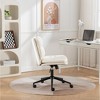 RISOKEYS Adjustable Home Office Chair with Wheels Swivel Chair, with Wide Soft Cushion Back,for Study Rooms,Office,Living Rooms,or Bedrooms. - 4 of 4
