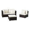 Saint Birch Austin Farmhouse Sliding Door TV Stand - 4 of 4