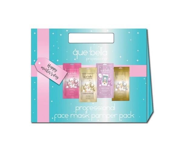 Que Bella Happy Mother&#39;s Day Pro Face Mask Set - 4pc