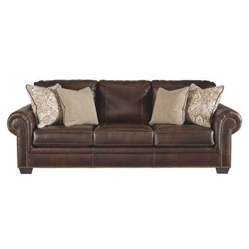 Roleson Sofa Walnut Signature Design By Ashley Target