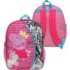 Peppa Pig Backpack for Girls for Kindergarten & Elementary School, 14 Inch, Lightweight Travel Bag for Kids - 2 of 4