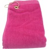 TowelSoft Premium 100% Cotton Terry Velour Golf Towel with Corner Hook & Grommet Placement 16 inch x 26 inch - 4 of 4