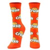 Crazy Socks, Orange Crush, Funny Novelty Socks, Medium - 2 of 4