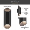 Estella - 16W 2 LED Outdoor Wall Mount In Minimalist Style-16.5 Inches Tall and 6 Inches Wide - 4 of 4