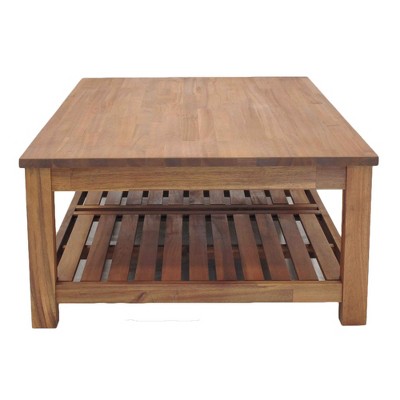 Amber Acacia Wood Tiburon Coffee Table
