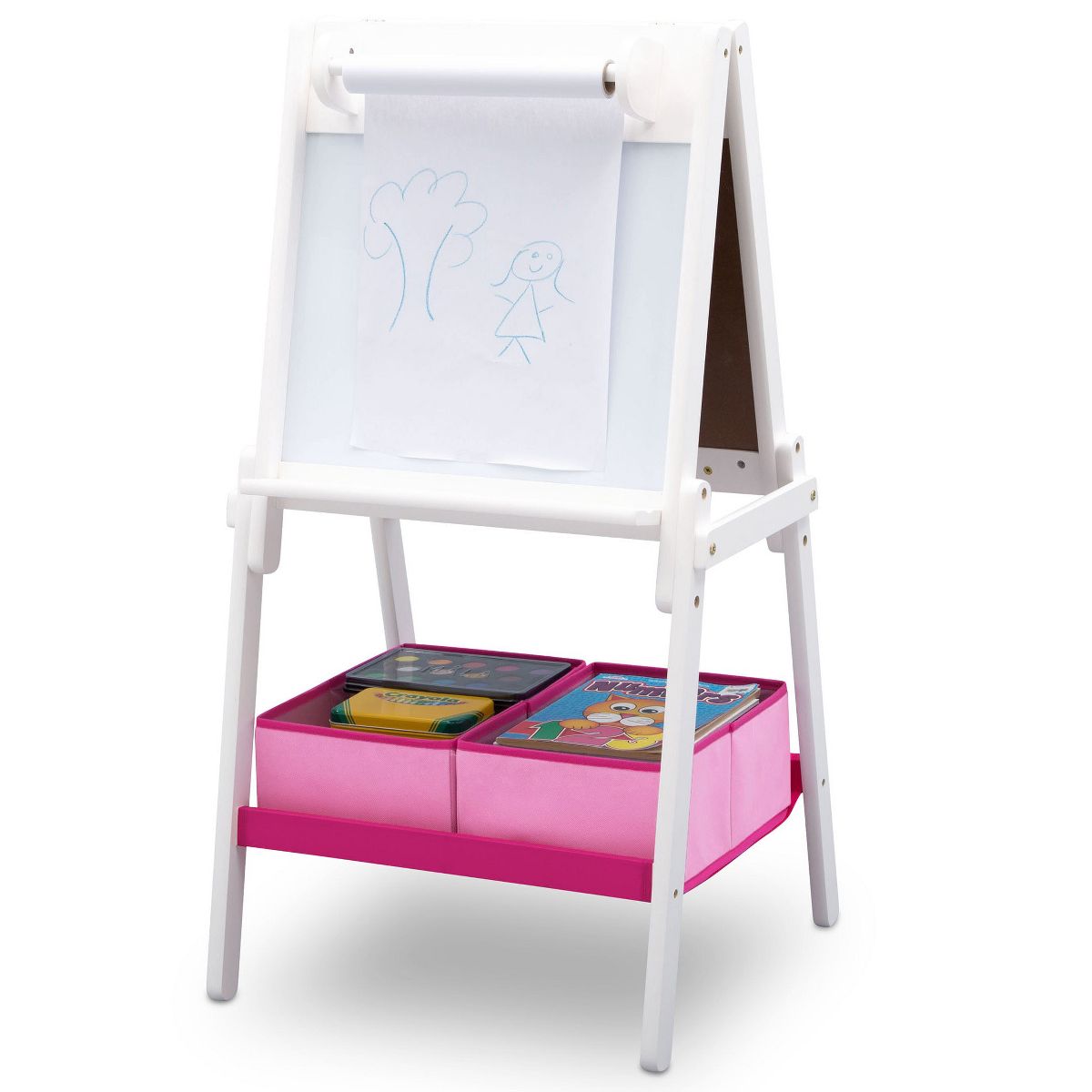 Delta Children MySize Kids Double-Sided Easel with Storage - thumbnail 5