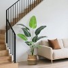 Artificial Bird of Paradise Plant, Lifelike Tall Faux Tropical Tree, Indoor/Outdoor Decorative with Bendable Leaves - 4 of 4
