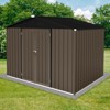 APRILSOUL 102"Metal garden sheds 8ft¡Á6ft outdoor storage sheds - 3 of 4
