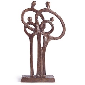 Danya B Family of 4 Ring of Love Cast Bronze - 1 of 3