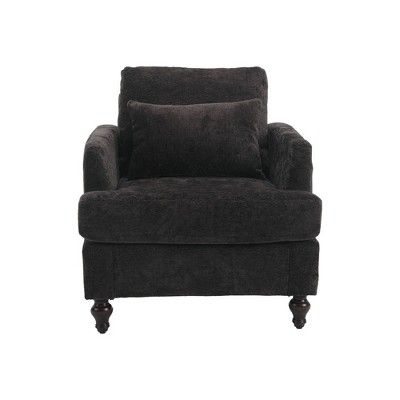NicBex Accent Chair Modern Chenille Fabric Lounge Armchair with Pillow and Wood Frame for Bedroom,Living Room