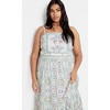Women's Plus Size Molly Print Maxi Dress - white | CITY CHIC - 4 of 4
