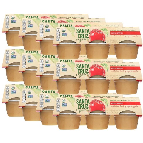 Santa Cruz Organic Applesauce - Case Of 12/6 Packs, 4 Oz : Target