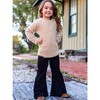 Girl's In the Dark of Night Flare Pants - Southern Grace - 3 of 3