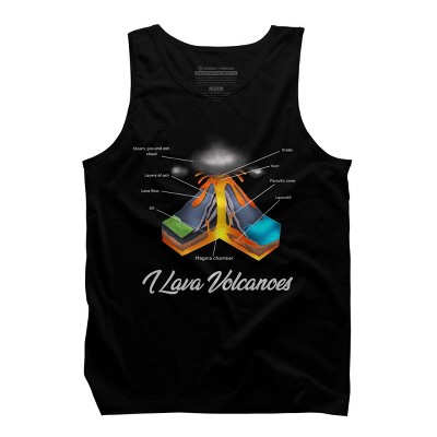 Men's Design By Humans I Lava Volcanoes By ZeusSE Tank Top