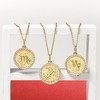 Ross-Simons 0.20 ct. t.w. Diamond Zodiac Pendant Necklace in 18kt Gold Over Sterling - 2 of 3