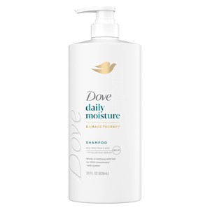 Dove Beauty Daily Moisture Hair Shampoo Pump with Hyaluronic Serum & Bio-Protein Care - 28 fl oz - 1 of 4