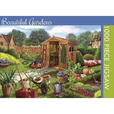 The Gifted Stationary 1000 Pieces Beautiful Gardens Puzzles for Adults, Family Fun Puzzle