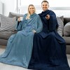 PAVILIA Fleece Wearable Blanket with Sleeves, Warm Cozy Soft Functional Lightweight Sleeved Throw Adults Men Women - 4 of 4