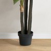 TopComfy Artificial Trees 83in Tall Artificial Dracaena Tree Faux Dracaena Tree Foliage Dracaena Tree Black Pot for Room, Green, 31.5"*31.5"*82.75" - 3 of 4