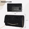 Clutch Purses for Women Formal Dressy Evening Bag Handbags Crossbody Bag for Wedding Cocktail Prom Party Elegance Charm - 2 of 4