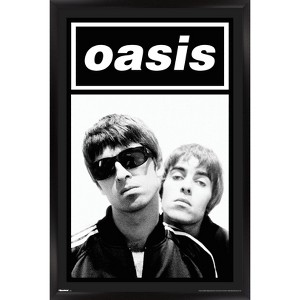 Trends International Oasis - Black and White Framed Wall Poster Prints - 1 of 4